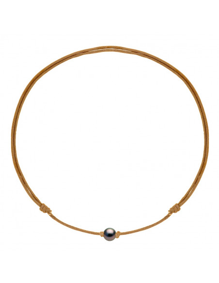 Collana regolabile Collana Tahitian Tank Round 10-11 mm - 5 colori del cavo - FANOE