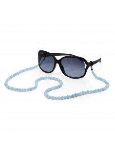 Chaîne de Lunettes en Aigue Marine - SOPHIA