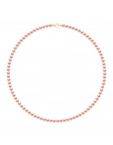 Collana per perline di coltura rotonda 4-5 mm con chiusura d'oro - 5 colori - Rikitea