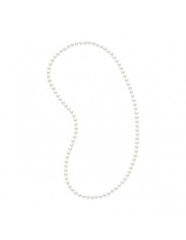 Cultura semi-arrotondata Perline Sicurezza 6 mm - Lunghezza 80 cm - 4 colori - Martina