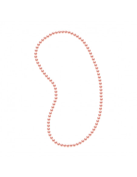 Cultura semi-redondeada Seguridad de la perla 6 mm - Longitud 80 cm - 4 colores - Martina