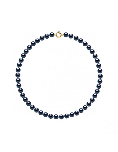 Collana di morsetto prestigio oro, rotondo rotondo rotondo 7 mm - 42 cm - 2 colori - Ankania