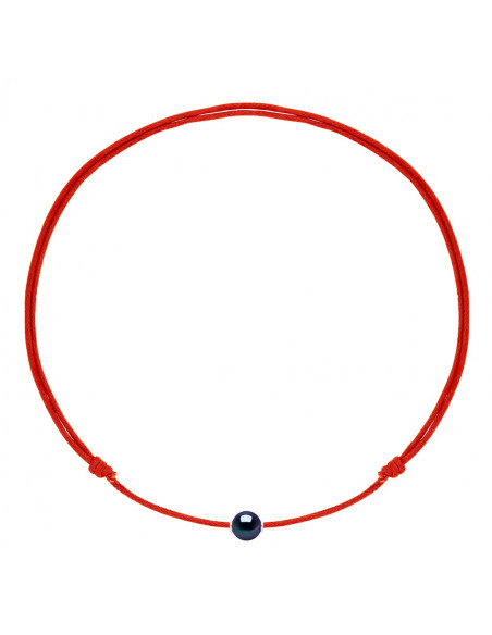 Collana di lusso Collana scorrevole Collegamento Black Cultura per perle 9 mm - 9 Colore cordone - MONA