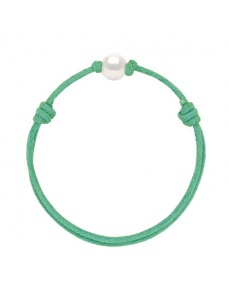 Bracciale con attacco scorrevole Bracciale Bianco Branzoni 9 mm - 12 Colori del cavo - ANA