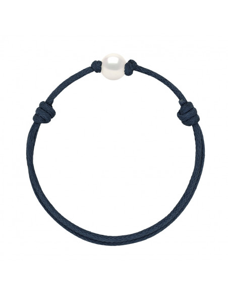 Bracciale con attacco scorrevole Bracciale Bianco Branzoni 9 mm - 12 Colori del cavo - ANA