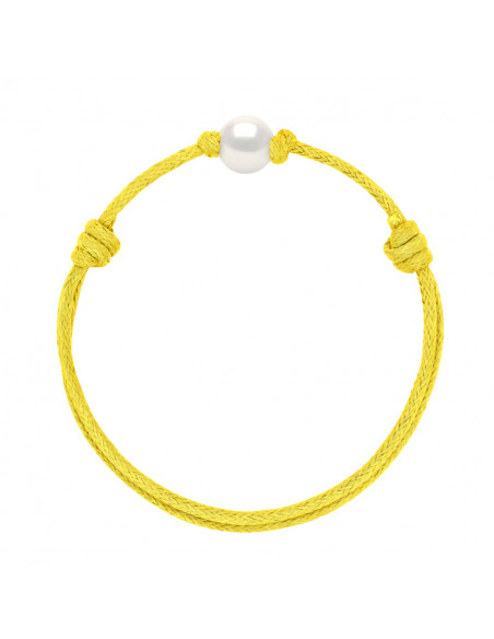 Bracciale con attacco scorrevole Bracciale Bianco Branzoni 9 mm - 12 Colori del cavo - ANA