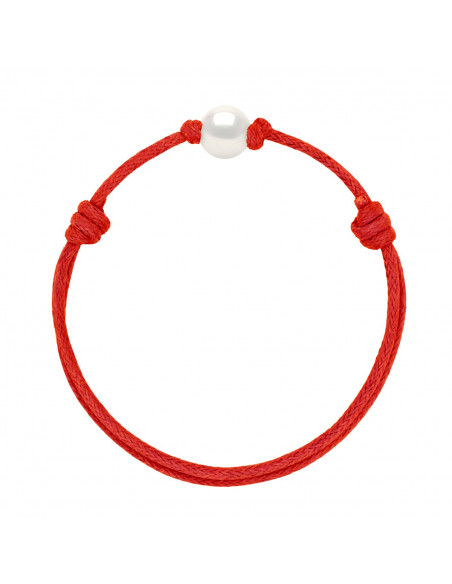 Bracciale con attacco scorrevole Bracciale Bianco Branzoni 9 mm - 12 Colori del cavo - ANA