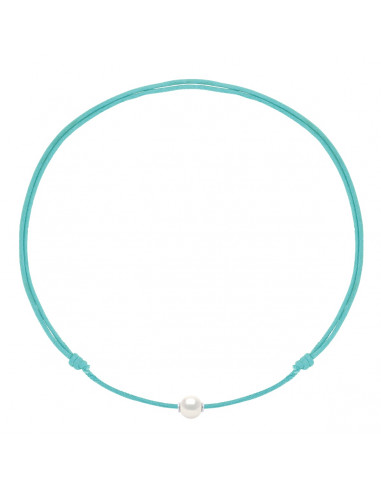 Collare di lusso che collega la coltura bianca della coltura bianca 9 mm - 9 Colore del cavo - ONA