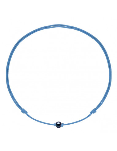 Collana con collegamento scorrevole Collana Black Culture Branzone 9 mm - 12 Color cavo - Maria