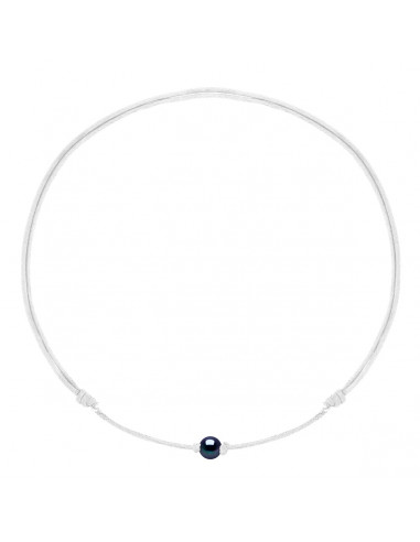 Collana con collegamento scorrevole Collana Black Culture Branzone 9 mm - 12 Color cavo - Maria