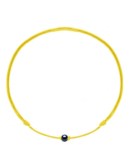 Collana con collegamento scorrevole Collana Black Culture Branzone 9 mm - 12 Color cavo - Maria