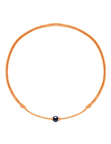 Collana con collegamento scorrevole Collana Black Culture Branzone 9 mm - 12 Color cavo - Maria