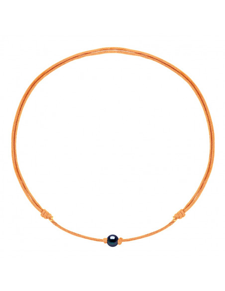 Collana con collegamento scorrevole Collana Black Culture Branzone 9 mm - 12 Color cavo - Maria