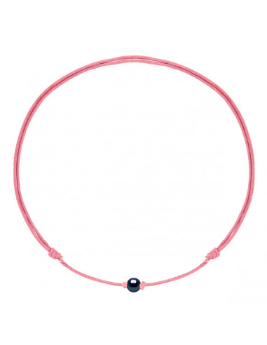 Collana con collegamento scorrevole Collana Black Culture Branzone 9 mm - 12 Color cavo - Maria