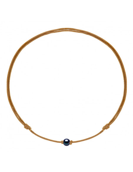 Collana con collegamento scorrevole Collana Black Culture Branzone 9 mm - 12 Color cavo - Maria