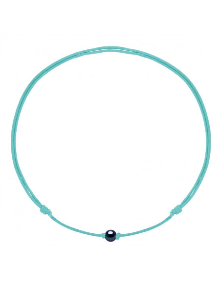 Collana con collegamento scorrevole Collana Black Culture Branzone 9 mm - 12 Color cavo - Maria