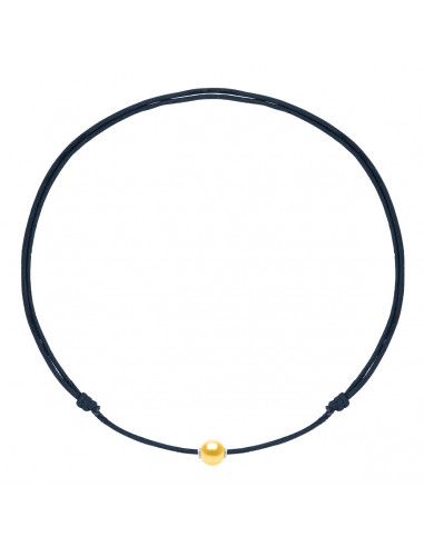 Collar Sliding Link Luxury Black Culture Brancello 10 mm - 8 Colori perla - Argento 925 - MIA