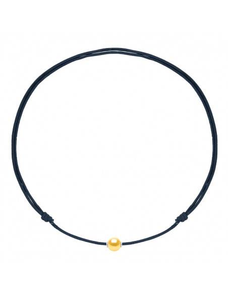 Collar Sliding Link Luxury Black Culture Brancello 10 mm - 8 Colori perla - Argento 925 - MIA