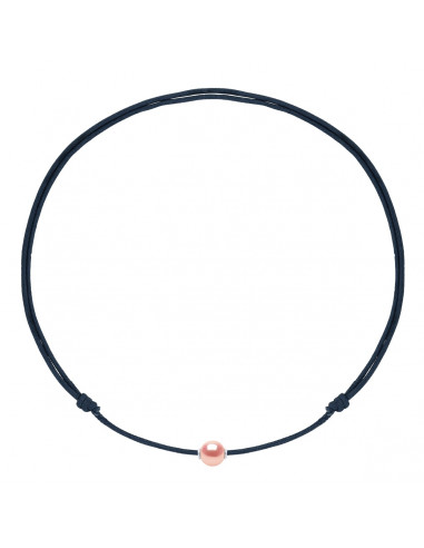 Collar Sliding Link Luxury Black Culture Brancello 10 mm - 8 Colori perla - Argento 925 - MIA