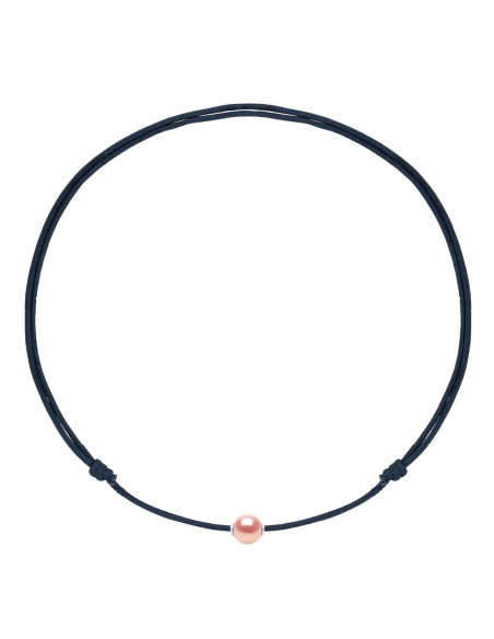 Collar Sliding Link Luxury Black Culture Brancello 10 mm - 8 Colori perla - Argento 925 - MIA