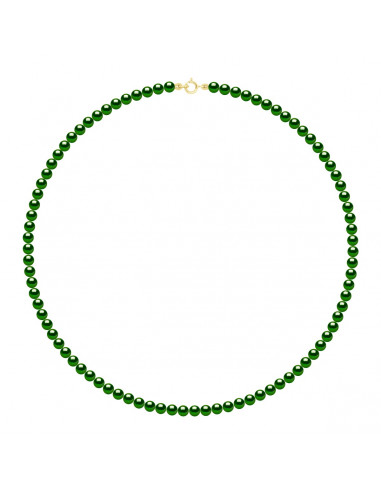 Chiusura a morsetto in oro giallo o oro bianco e perle rotonde da 4 mm - 7 colori - Veronika