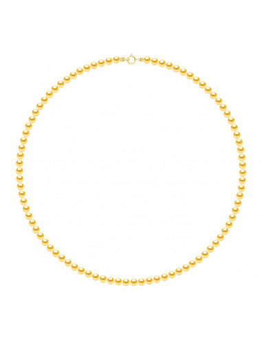 Chiusura a morsetto in oro giallo o oro bianco e perle rotonde da 4 mm - 7 colori - Veronika