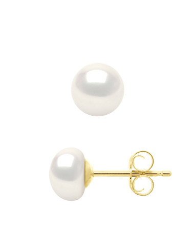 Orecchini Vermeil - Perline di cultura 6-7 mm - Mio