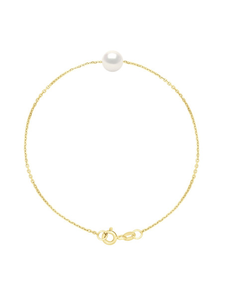 Braccialetto a catena Vermeil - Brandello di coltura rotonda 7 mm - Romy