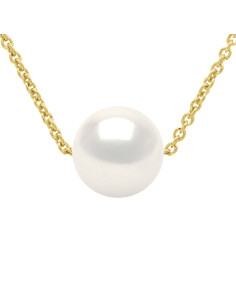 Collier Chaine Perle de Culture Ronde 8 mm en Vermeil - ROMY