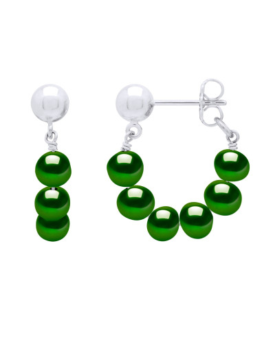 Pearl Beads Pearl Earrings - Silver 925 - ELE