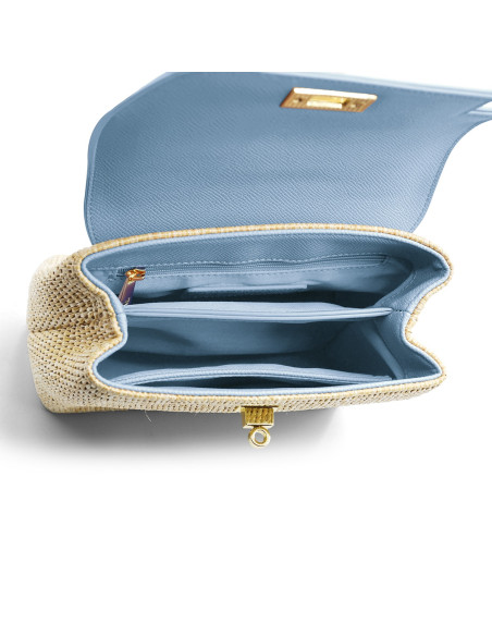 Petit Sac à Main MANIHI - BLEU CIEL