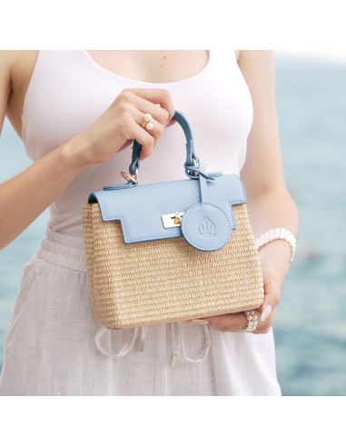 Small Manihi Handbag - Sky Blue