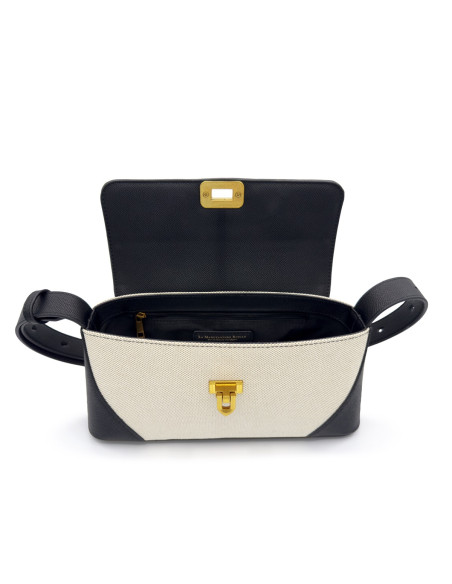 Sac Porté Épaule  Vanilla - Noir