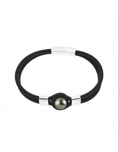 Tahiti prestige bracelet neopreme and silver silver clasp