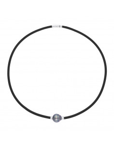 Echter Neopren-Neoprier Tahiti-Perlen Silber