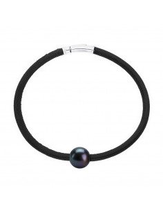 Bracelet Véritable Perle Fermoir Argent massif