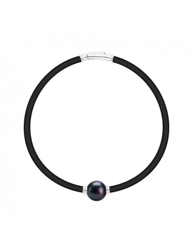 Chiusura con bracciale in origine perla e guscio d'argento argento