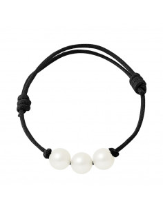 Bracelet Trio de Véritables Perles à choisir