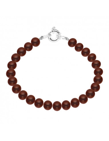 Sterling silver clasp bracelet and real row black beads