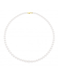 Collar Rango en la caída de verdaderos perlas negras de oro