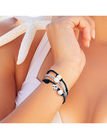 Set di 3 bracciali - Tre Beads - Argento Argento