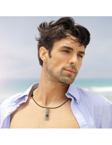 COLLA DE PERLA TIKI TAHITI 8 MM Link Ajustable - Plata 925 - Tamata