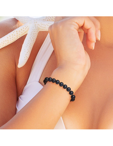 Bracciale per perline coltivate semimonite 6 mm - 2 colori - Argento 925 - Milena