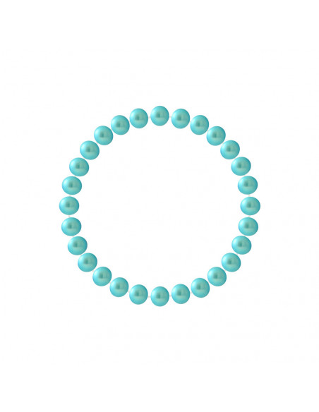 Braccialetti a tallone a semi rotondi 6 mm - 3 colori - Lina