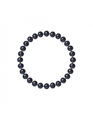 6 mm round semi round bead bracelets - 3 colors - Lina