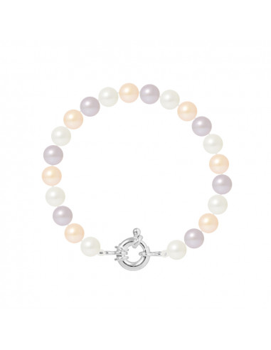 Braccialetto in argento sterling e bracciali nera della fila reale