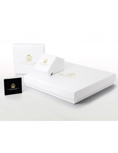 Collar de perlas genuinas y cáscara de plata de plata