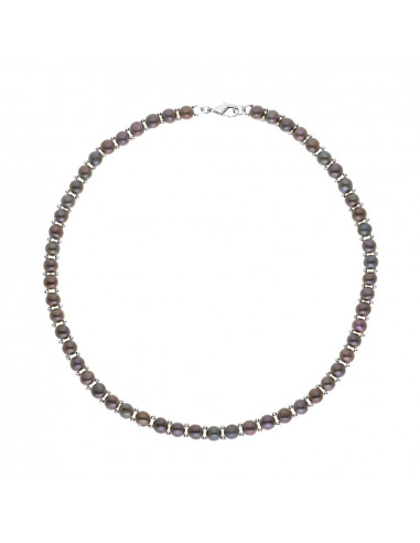 Cultura collar de cuentas 4 mm - 4 colores - LENA