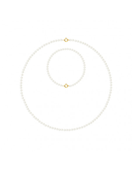 Adorno Golden - Collar y Pulsera Rango de Cultura Beads 3 MM - 5 Colores - Cecilia