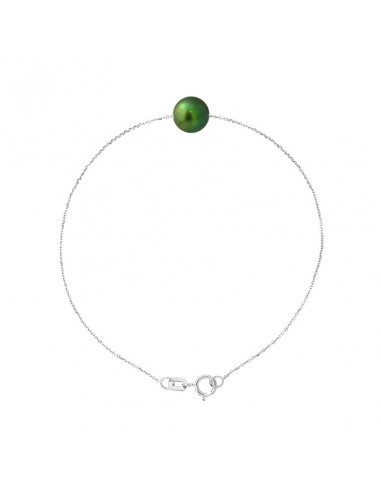 Branzello rotondo perlina String dritto 7 mm in argento 925 - 6 colori - romy